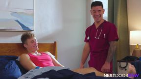 Hairy Hairy man Nurse Takes Care Of Jock Patients Sausage wt His Weenie-Squashing Boink Crevasse - NextDoorStudios