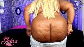 BBw Squeezing into Powder Blue PVC (MP4 Version)