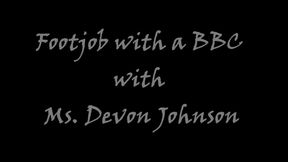 Footjob in NYC with Ms. Devon Johnson