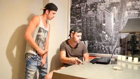 I Catch Him Jerking off and I Break His Ass