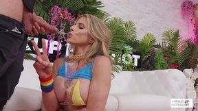 busty blonde cory chase takes on a bold and extreme fetish encounter!