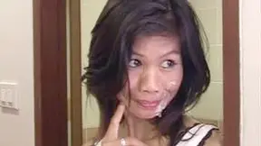 Faye Fili In Big Foreign Dick Blows Load On Thai Milfs Face