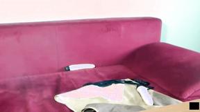 ”Dirty Tart Farting While Fingering Her Anus”