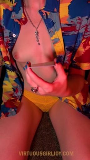 ASMR 💙 I'll take my panties off if I pull a rare Pokemon card...