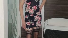 Modeling for a photo shoot