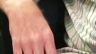 Older hairy man does solo interview and masturbates on cam