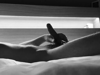 Boy masturbating before bedtime