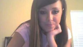 This cute teen chick looks like a porn star already
