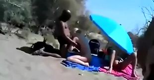 Cuckold Wife At A Beach With Many Onlookers
