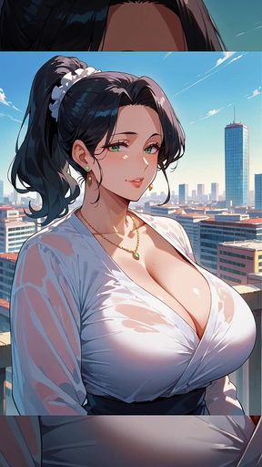 Cheating with a Beautiful Married Woman I Met on an App Who's Still Breastfeeding at a Love Hotel - Hentai Anime