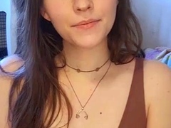 Pretty switch Evelyn giving some hot JOI-18flirt