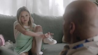 Submissive stepdaughter rammed by her big dick daddy
