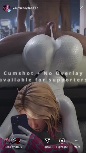 Gwen riding that dick