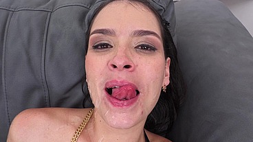 QUAD penetration for the slut YESSICA BUNNY. DP. DAP. TAP. 6 on 1. LTP191