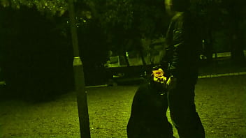 He put a dog leash around my neck and I had to suck his cock in a public park while cars were passing us