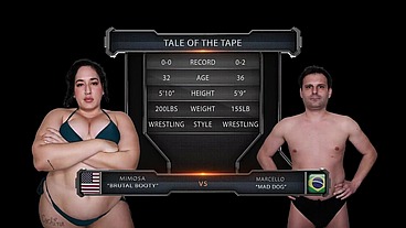 Mimosa vs Marcelo Mixed Wrestling