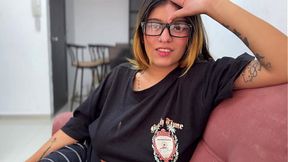 My stepbrother's girlfriend begs me to fuck her good since he can't penetrate her like I can.