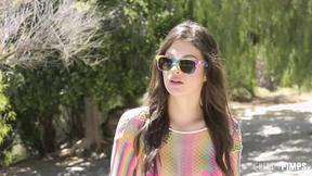 ”Big Tits Tatted Brunette Maddy May Fucks A Big Black Shaft Doggystyle”