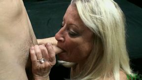 Old Milf Sucks Cock Like She Hasn’t Seen One In Years ( PART 2 )