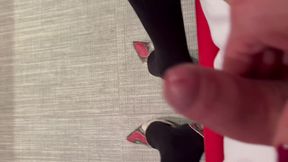 Marzia with her hand on her