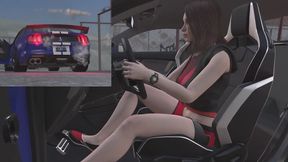 2020 Shelby GT500 Revving Template - Rose in Sporty Flats 1080p