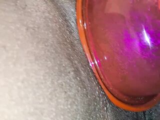 Petite Blue Nasty tries snatch pump!