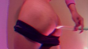 Chica transexual penetrando su culo para ti - Sexy Maddy