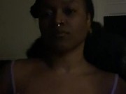 AMATEUR HOMEMADE EBONY DILDO PLAY - Hot Caribbean Koco Chanel