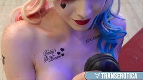 Trans Hottie Autumn Rain Tossed Roughly To Take Leya Falcon'_s Strap!