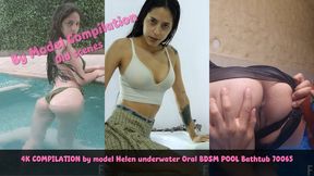 HD COMPILATION by model Helen underwater oral Bdsm pool bathtub 70065