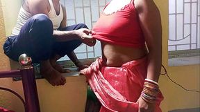 Village Bhabhi XXX pussy fuck after seduces electrician full HD porn video clear audio | FIREECOUPLE
