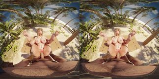 Queen Marika - Shamelessly Opens Her Wide Open For BBC Anal on the Beach