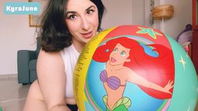 Punishing, Stretching, and Popping my Disney Beach Balls