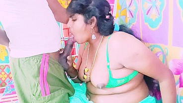 Stepmom and stepson hardcore fucking amazing blowjob telugu dirty talks.