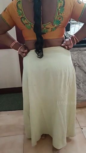 Making Tea in Hot Blouse