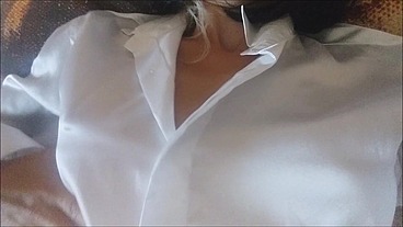 silk and ... nice hard penis