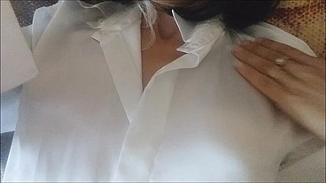 silk and ... nice hard penis
