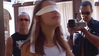 Blowjob, sædskud, orgie, gangbang, dobbelt penetration &#8211; hård anal gangbang for store bryster, petite Saphire Rae