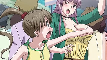 Hentai &ndash_ Teen Touching a MILF in a Public Train [Uncensored] [Subtitled]