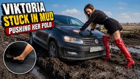 Vika Hard Stuck Driving Trouble 31 Min