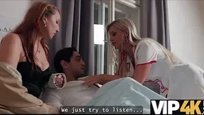 MILF nurse seduced by lucky patient