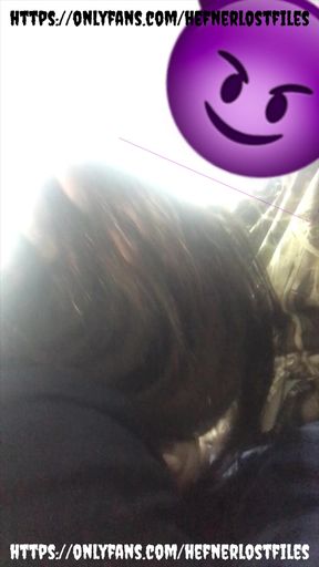 Quick Cumshot in Her Throat in an Open Field