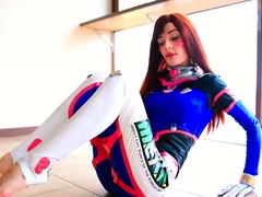 MyKinkyDope DVa OverWatch Cosplay Handjob FootJob JOI Video
