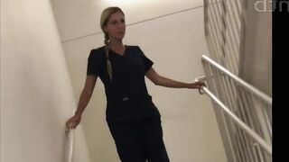 Boss Visits The Cutie Nurse into Hospital's Toilet