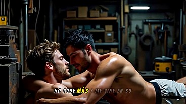 El Macho Mecánico me Midió el Aceite 🔧🔥🥛 - Relatos Gay 7