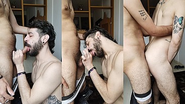 Rapidinha no pelo com o boy mineiro