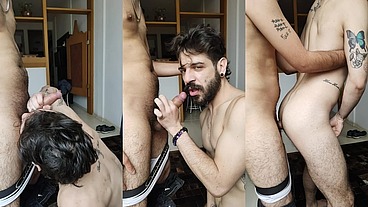 Rapidinha no pelo com o boy mineiro