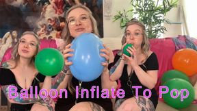 Balloon Inflate To Pop