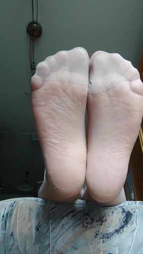 Nylonjunge and His Nylon Feet