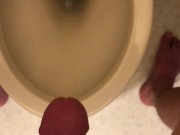 トイレでシコシコオナニー